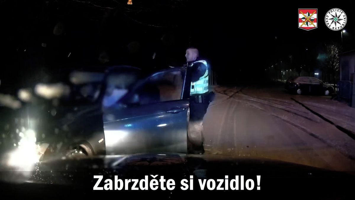 Řidič s téměř třemi promile ujížděl u Brna policistům, děti v jeho autě byly také opilé